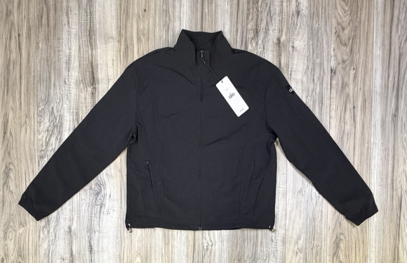 ALO Yoga Other - Alo Yoga Takeaway Track Full Zip Nylon Jacket Black Mens Size XL M3334R NEW